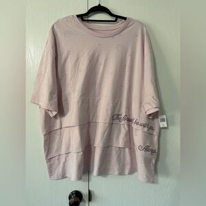 Disney Parks Star Wars Pink May The Force Be With You Always T-Shirt 2XL